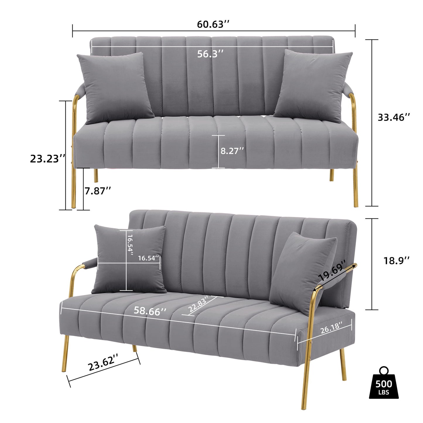Australian cashmere fabric sofa