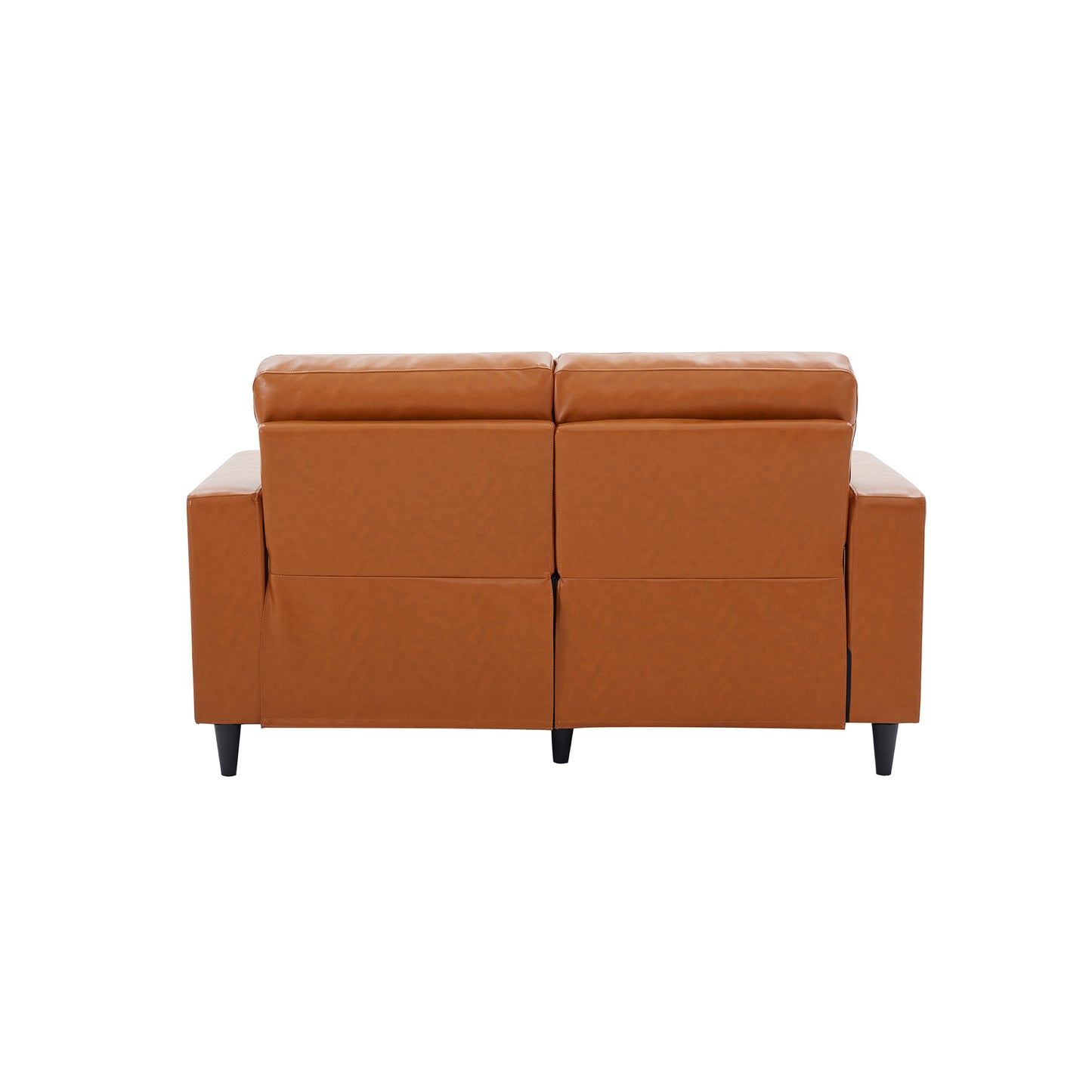 Modern Style Loveseat PU Leather Upholstered Couch
