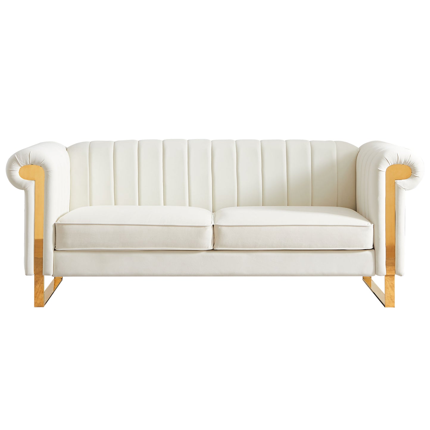 83" Modern Velvet Sofa