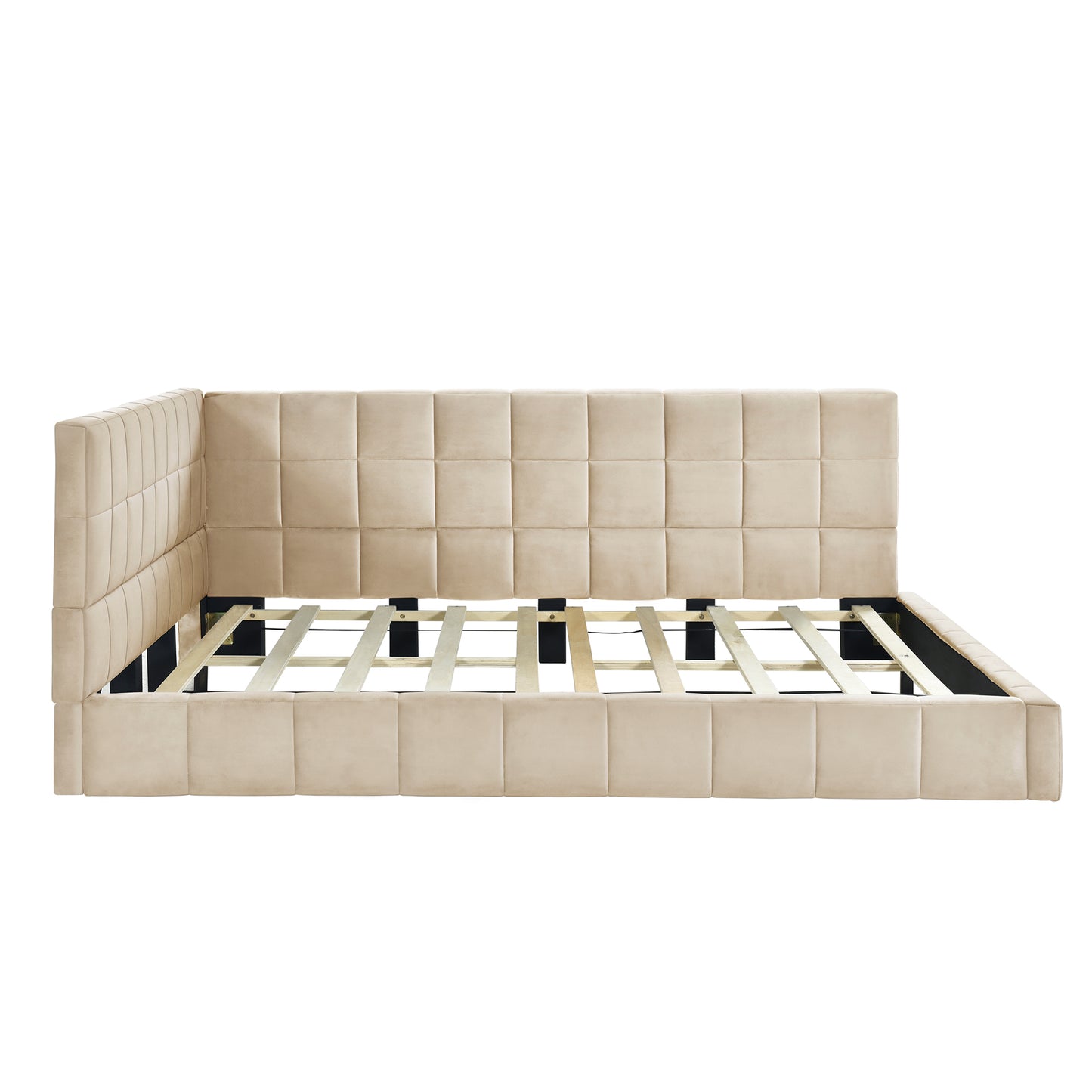 Velvet Full Size Upholstered Daybed/Sofa Bed