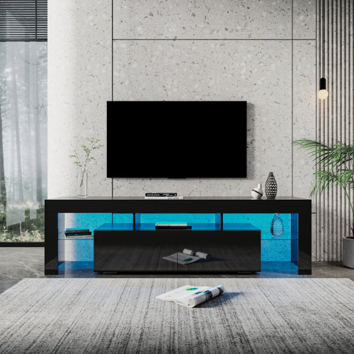 Modern gloss black TV Stand